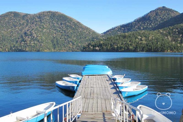 You may rent a boat to paddle around  遊客是可以划船的