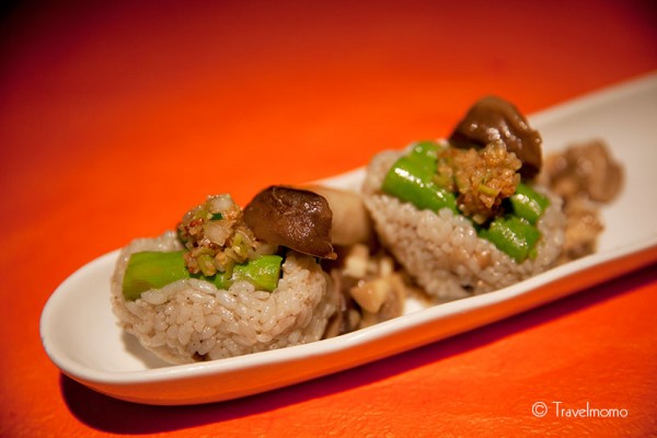 The portions of Shi Yang Restaurant are prepared by person. 食養山房每道菜都以個人份量做。