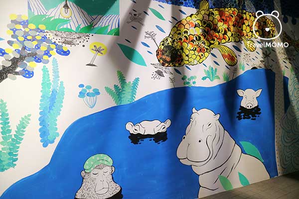 Paintings at Hot Spring Onion 蔥澡內的畫作