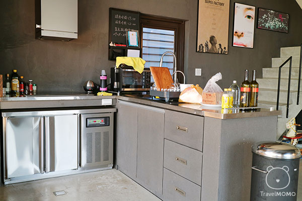 Open kitchen at Kmage 影樓的廚房