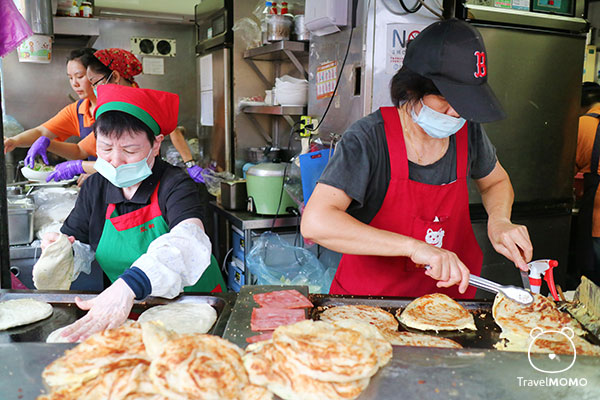 Chines roti in Yong Kang Street, Taipei 台北永康街煎餅