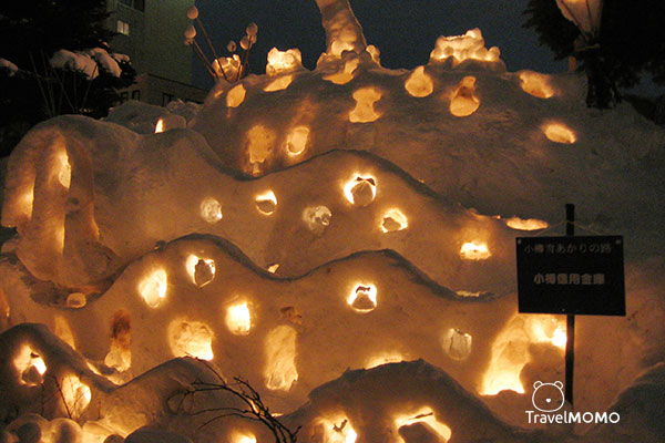 Otaku Snow Light Path at canal site 小樽運河「雪光之路」