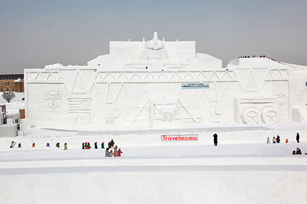 Transformer snow stage at Asahibashi Site in 2012 