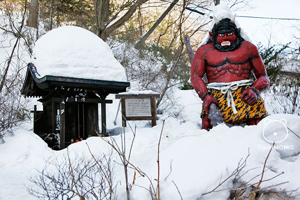 Red demon in Noboribetsu 登別紅色湯鬼神
