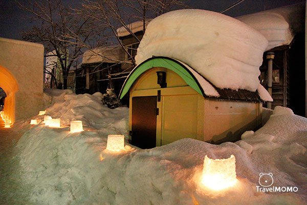 Snow Light Path at Temiya railway in Otaru 小樽手宮線「雪燈之路」