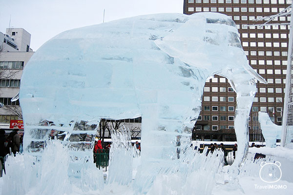 An International Snow Sculpture Contest