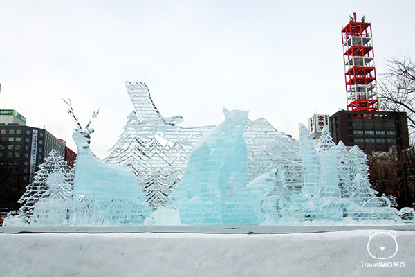 An International Snow Sculpture Contest