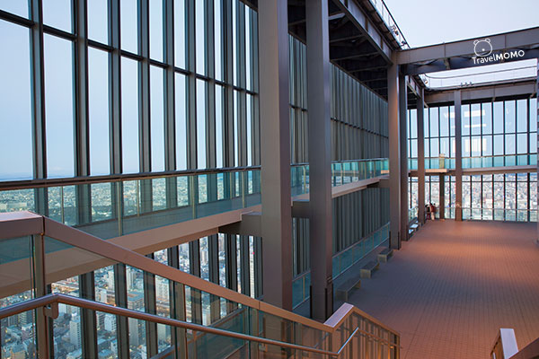 Panoramic view at observation deck of Midland Square, Nagoya 