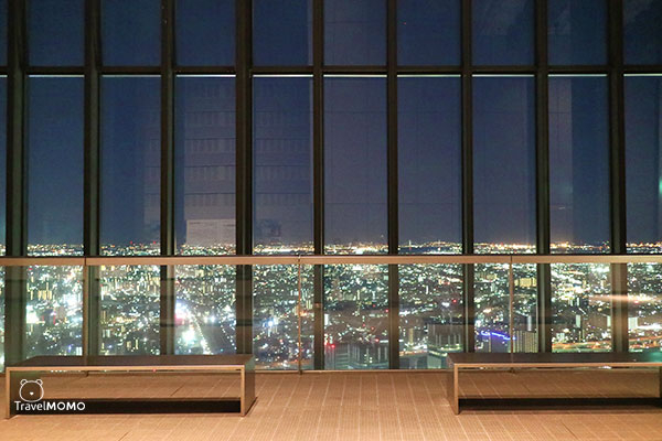 Panoramic view at observation deck of Midland Square, Nagoya 