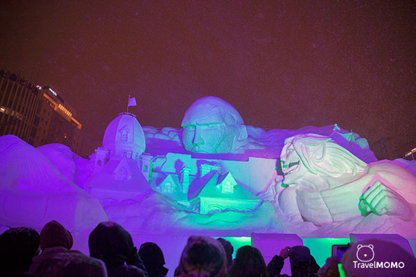 2016 Sapporo Snow Festival. 2016年札幌雪祭大通會場