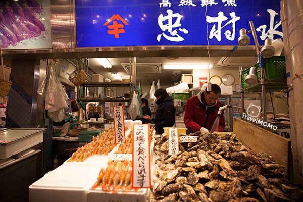 Omi-cho market in Kanazawa, Japan 日本金沢「近江町市場」
