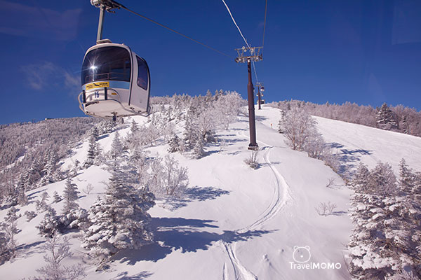 Okushiga Gondola cable car. 奧志賀登山纜車