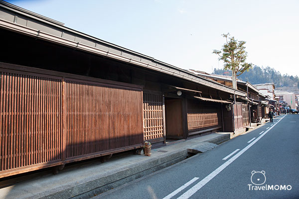 Sanno-machi streets in Takayama. 三町老街