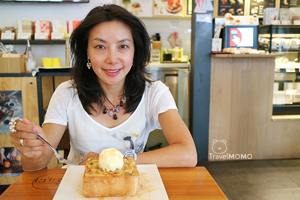 Rice cake toast 