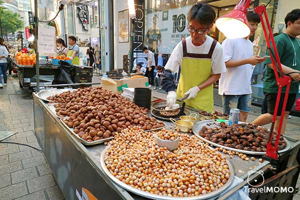 Myeongdong street food 明洞小吃