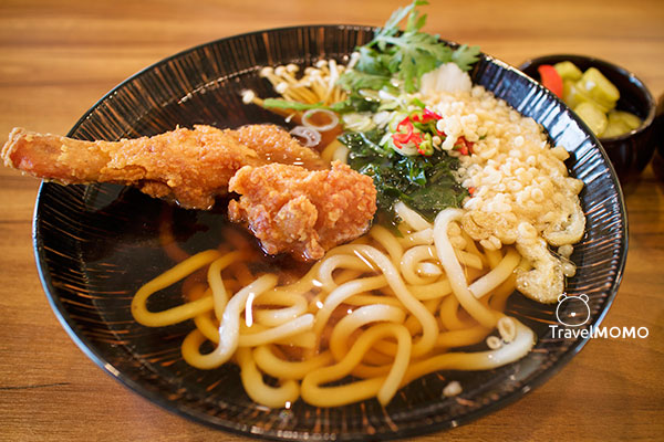 Chicken udon at Suwon