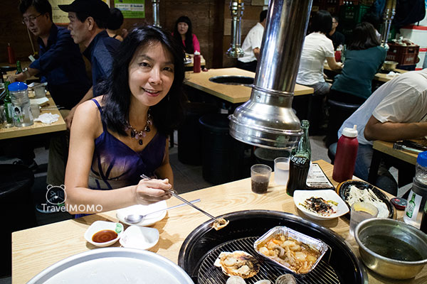 Grilled seafood in Seomyeon