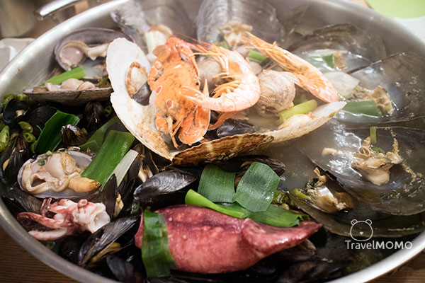 Seafood hotpot in Seomyeon