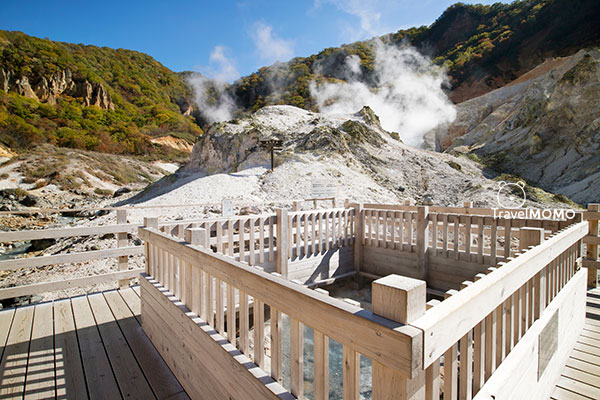 Jigoku Dani in Noboribetsu 登別地獄谷