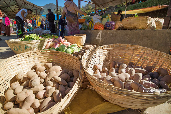 Wangdue Phodrang weekend market 旺度週末市集