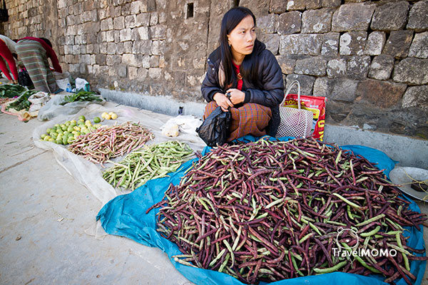 Wangdue Phodrang weekend market 旺度波德朗週末市集