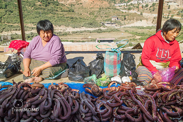 Wangdue Phodrang weekend market 旺度週末市集