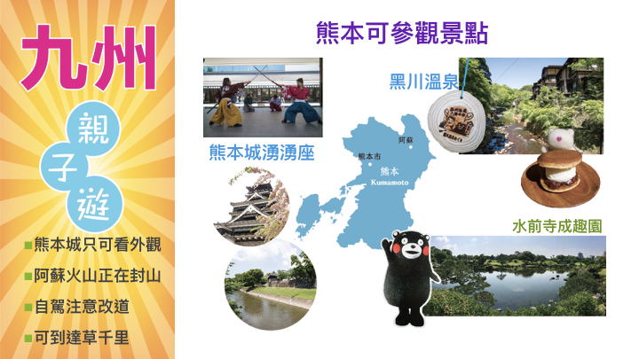 Attractions in Kumamoto 熊本景點